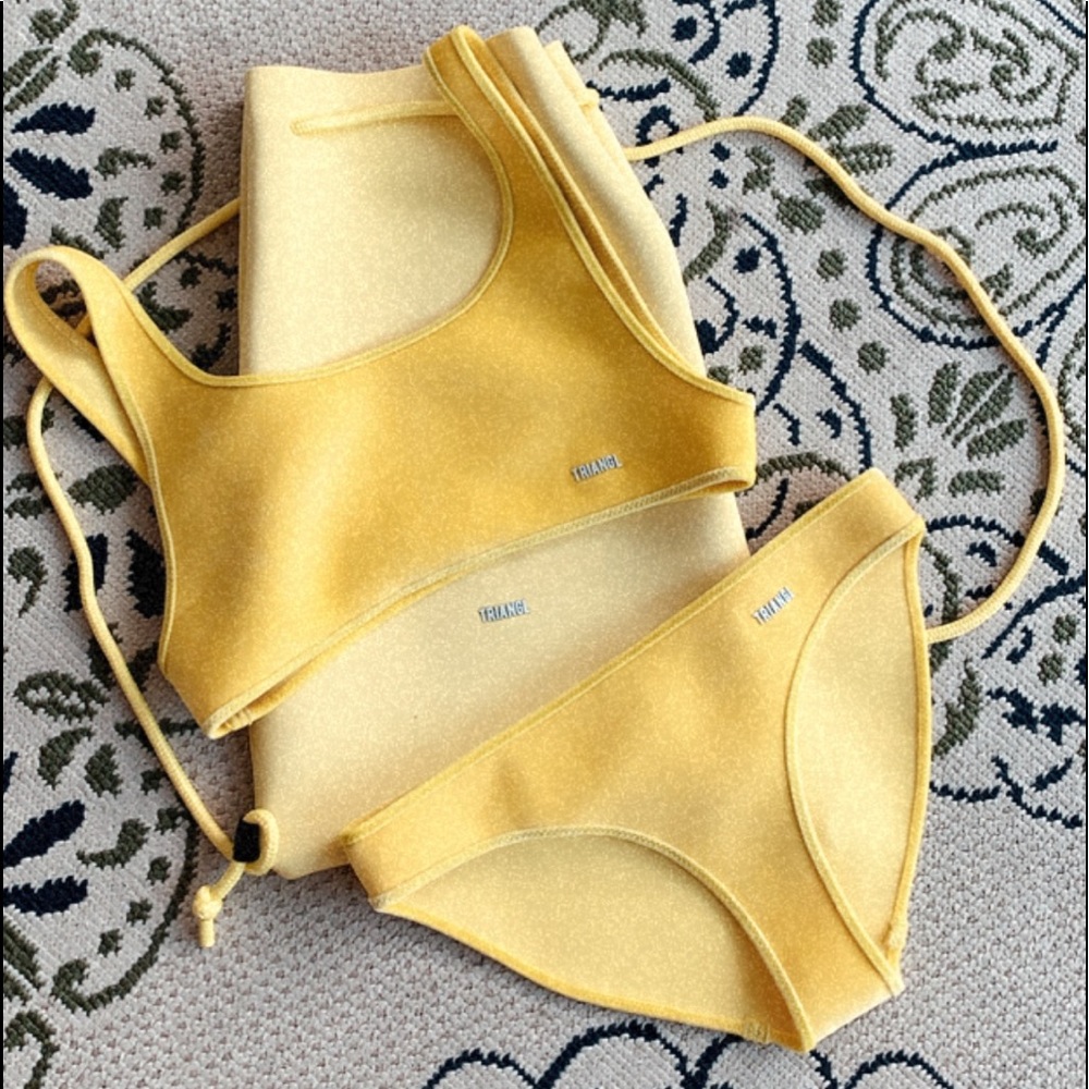 Triangl Velvet Two Piece Swimsuit